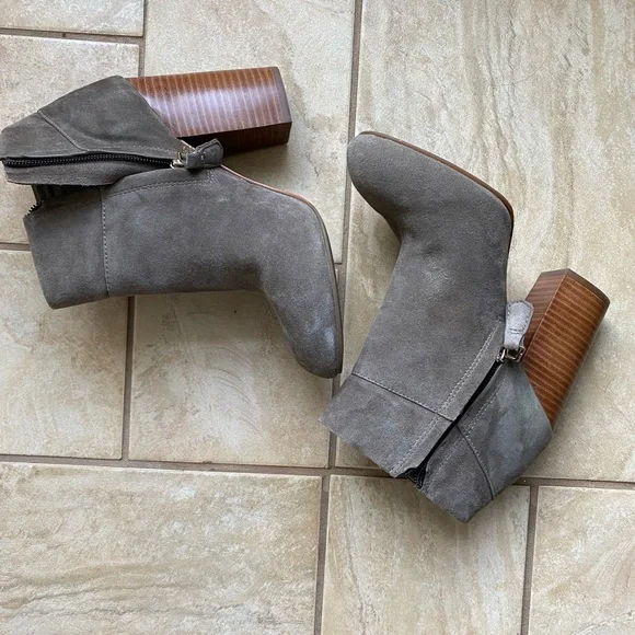 Tory Burch Taupe Ankle Boots - Picture 7 of 9
